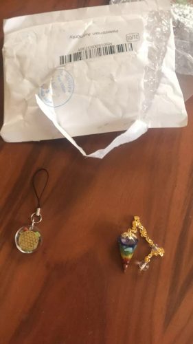Orgonite Reiki Pendulum Natural Stone Chakra Amulet photo review