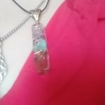 Retro Reiki Colorful Stone Chakra Orgone Pendant photo review