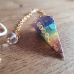 Orgonite Reiki Pendulum Natural Stone Chakra Amulet photo review