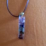 Retro Reiki Colorful Stone Chakra Orgone Pendant photo review