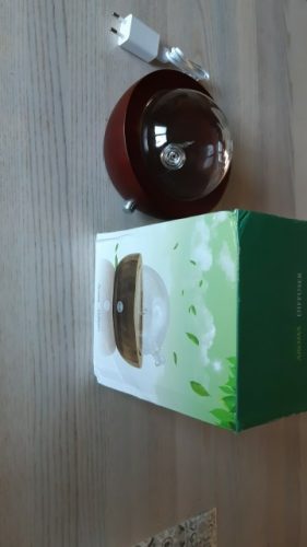 0.85oz Waterless Nebulizing Wood Base Essential Oil Diffuser photo review