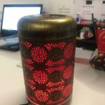 Metal Essential Oils Diffuser 7 Colors Night Light Auto Shut Off photo review
