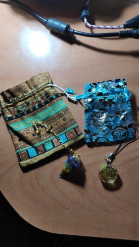 Orgonite Reiki Pendulum Natural Stone Chakra Amulet photo review
