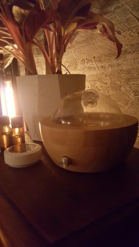 0.85oz Waterless Nebulizing Wood Base Essential Oil Diffuser photo review