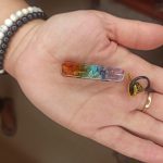 Retro Reiki Colorful Stone Chakra Orgone Pendant photo review