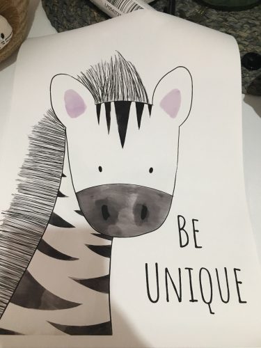 Cute Cartoon Jungle Animals Canvas Posters With Inspirational Words photo review