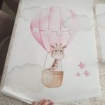 Pink Balloons Baby Girl Posters Printed On Canvas photo review