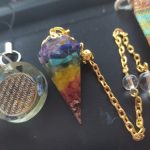 Orgonite Reiki Pendulum Natural Stone Chakra Amulet photo review