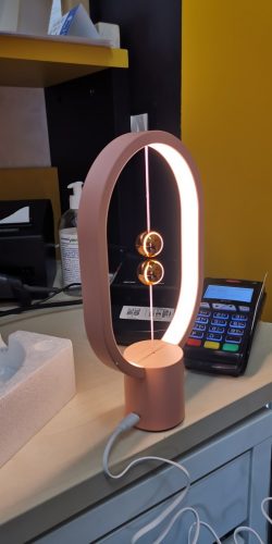 LED Table Lamp With Magnetic Spheres And Touch Control photo review