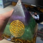 Amethyst Orgonite Resin Pyramid With Copper Coil photo review