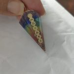 Orgonite Reiki Pendulum Natural Stone Chakra Amulet photo review