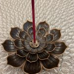 Metallic Lotus Flower Incense Holder photo review