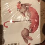 Watercolor Bunny Wall Sticker For Nursery And Daycare photo review