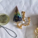 Orgonite Reiki Pendulum Natural Stone Chakra Amulet photo review