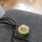 Om Symbol Chakra Reiki Necklace With Lapis lazuli And Amethyst photo review