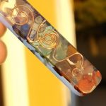 Retro Reiki Colorful Stone Chakra Orgone Pendant photo review