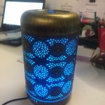 Metal Essential Oils Diffuser 7 Colors Night Light Auto Shut Off photo review