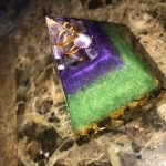 Amethyst Orgonite Resin Pyramid With Copper Coil photo review