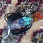 Retro Reiki Colorful Stone Chakra Orgone Pendant photo review