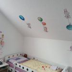 Watercolor Bunny Wall Sticker For Nursery And Daycare photo review