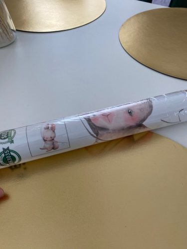 Watercolor Bunny Wall Sticker For Nursery And Daycare photo review