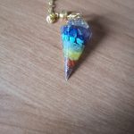 Orgonite Reiki Pendulum Natural Stone Chakra Amulet photo review