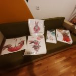 Watercolor Bunny Wall Sticker For Nursery And Daycare photo review