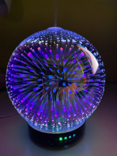3D Glass Aroma Diffuser With Light Show (CN) photo review
