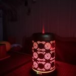 Metal Essential Oils Diffuser 7 Colors Night Light Auto Shut Off photo review