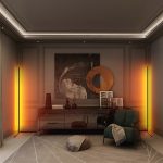 double corner lamps
