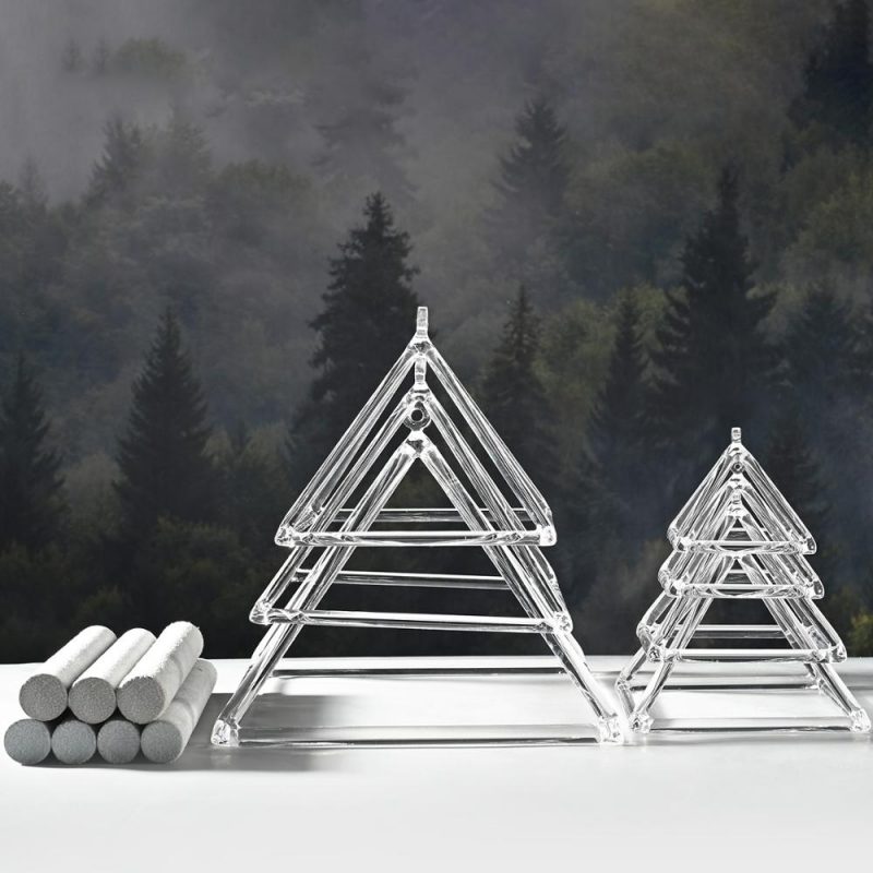 4 10 Inch 7pcs Clear Crystal Singing Pyramid