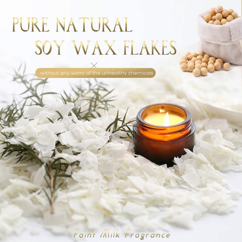 500g Soy Wax Natural Non toxic Flake Plants Scented Candle Wax Handmade DIY Candle Aromatherapy Supplies 3