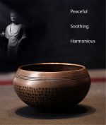 Gandhanra Handmade Unique Vintage 4 0 7 9 Tibetan Full Moon Singing Bowl For Sound Healing 2