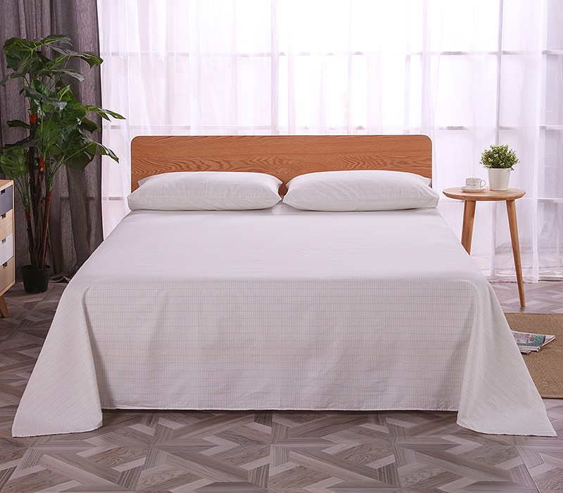 Grounded earthing Flat Sheet Full 82 5x102 Inch 210 260cm Not included pillow case EMF protection