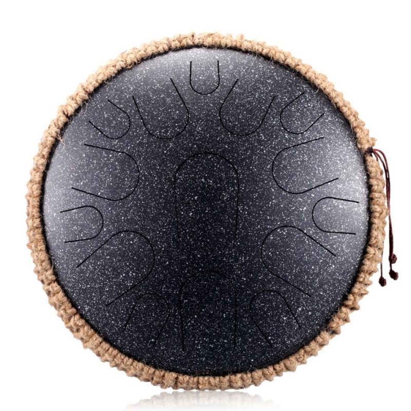 NEW Steel Tongue Drum 13 inch 15 tone Drum Handheld Tank Drum Percussion Instrument Yoga Meditation 2