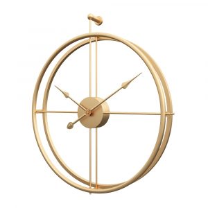 Nordic Large Wall Clock Modern Design Gold Wall Clock For Living Room Decoration Home Decor Battery