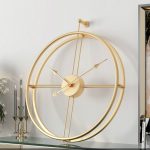 Nordic Large Wall Clock Modern Design Gold Wall Clock For Living Room Decoration Home Decor Battery 4