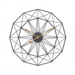 Nordic Metal Wall Clocks Retro Iron Round Large Living Decoration Silent Quartz Wall