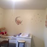 Teddy Bear Sleeping on the Moon and Stars Wall Stickers for Kids Room photo review