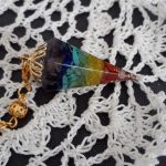Orgonite Reiki Pendulum Natural Stone Chakra Amulet photo review