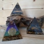 Amethyst Orgonite Resin Pyramid With Copper Coil photo review