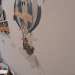 Hot Air Balloon Wall Stickers With Animals For Kids Room photo review