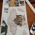 Hot Air Balloon Wall Stickers With Animals For Kids Room photo review