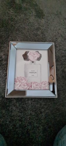 Pink Flower And Perfume Fashion Makeup Wall Art photo review