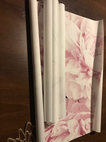 Pink Flower And Perfume Fashion Makeup Wall Art photo review