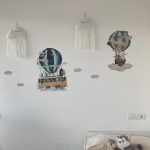 Hot Air Balloon Wall Stickers With Animals For Kids Room photo review