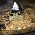 Powerful Obsidian Orgonite Pyramid With Copper For Reiki photo review