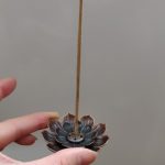 Metallic Lotus Flower Incense Holder photo review