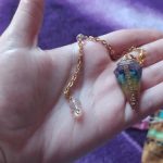Orgonite Reiki Pendulum Natural Stone Chakra Amulet photo review