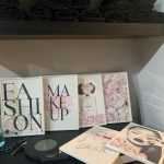 Pink Flower And Perfume Fashion Makeup Wall Art photo review